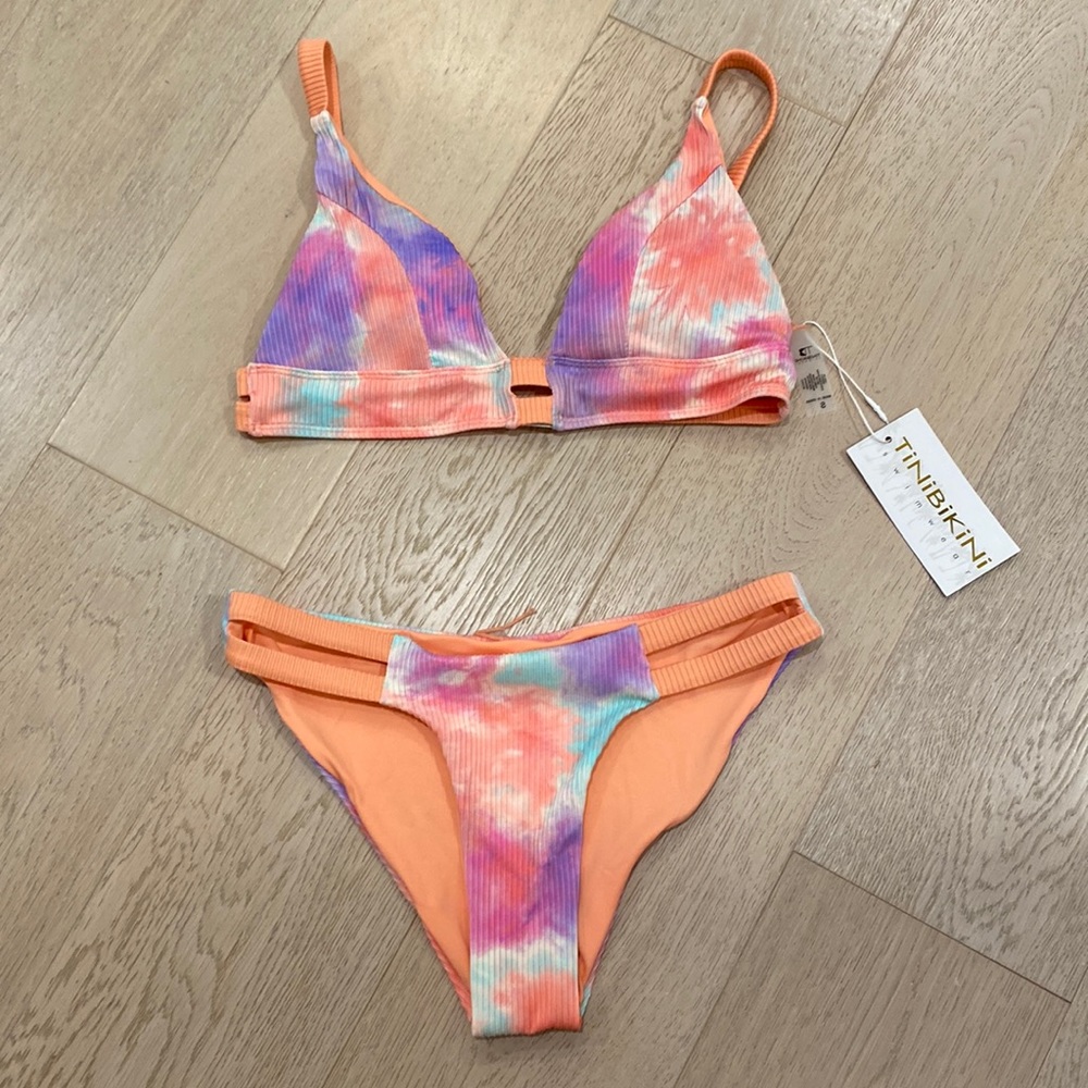 Tini Bikini swimwear multicolored bikini new